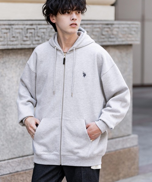 U.S. POLO ASSN.（ユーエスポロアッスン） パーカー オーバーサイズ裏