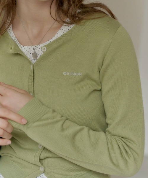 GIUNON カーディガン scallop knit cardigan / スカラップニット