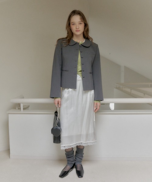 GIUNON カーディガン scallop knit cardigan / スカラップニット
