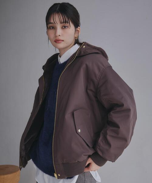THE SHOP TK ブルゾン アウター 「2WAY/洗える」リバーシブル フェイク