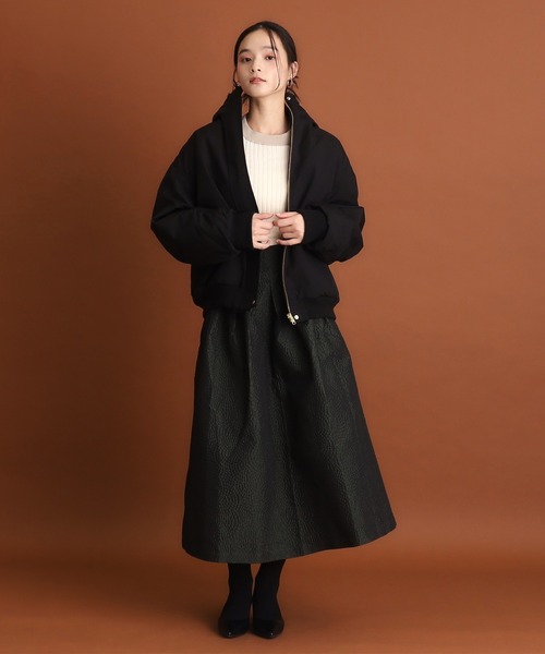THE SHOP TK ブルゾン アウター 「2WAY/洗える」リバーシブル フェイク