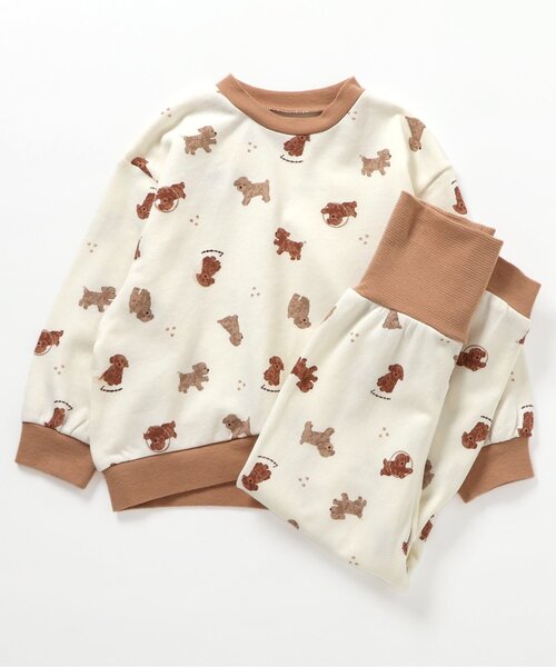 apres les cours（アプレレクール） パジャマ トイプードル・くるま柄