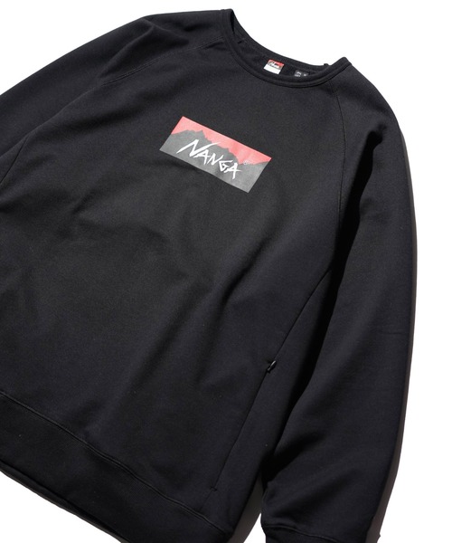 NANGA（ナンガ） トレーナー スウェット ECO HYBRID BOX LOGO