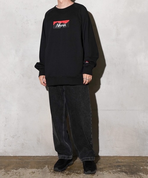 NANGA（ナンガ） トレーナー スウェット ECO HYBRID BOX LOGO