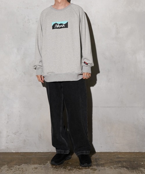 NANGA（ナンガ） トレーナー スウェット ECO HYBRID BOX LOGO