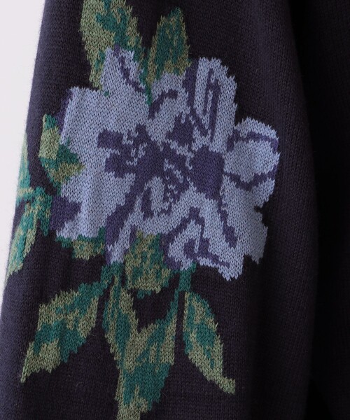 「Afternoon Tea」 長袖ニット MEDIUM ネイビー レディース_画像8