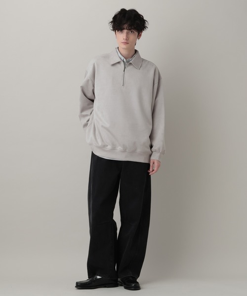 RAGEBLUE（レイジブルー） トレーナー スウェット SUEDE HALF ZIP