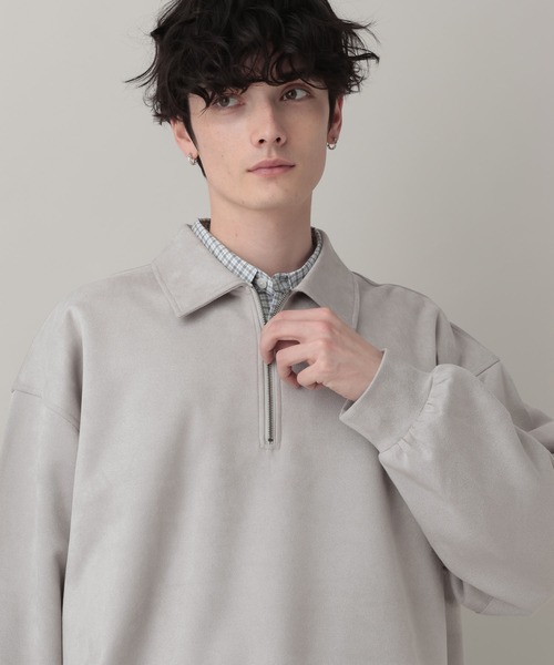 RAGEBLUE（レイジブルー） トレーナー スウェット SUEDE HALF ZIP