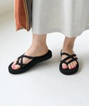 「FREAKS STORE」 フラットサンダル...の詳細画像2