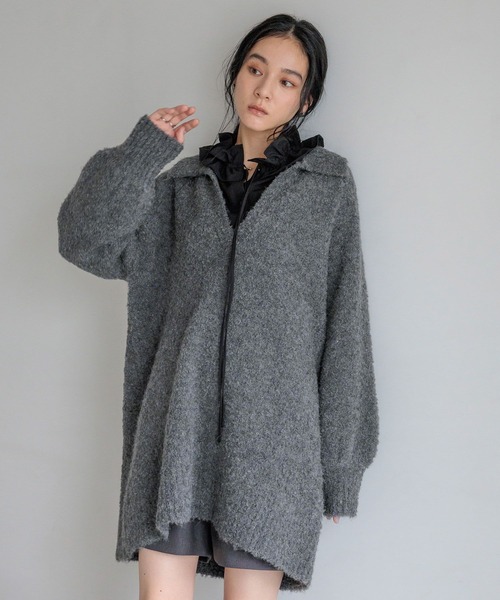LOWRYS FARM(ローリーズファーム) ワンピース スキッパーニットミニ LOWRYS FARM(ローリーズファーム) ワンピース スキッパーニットミニ
