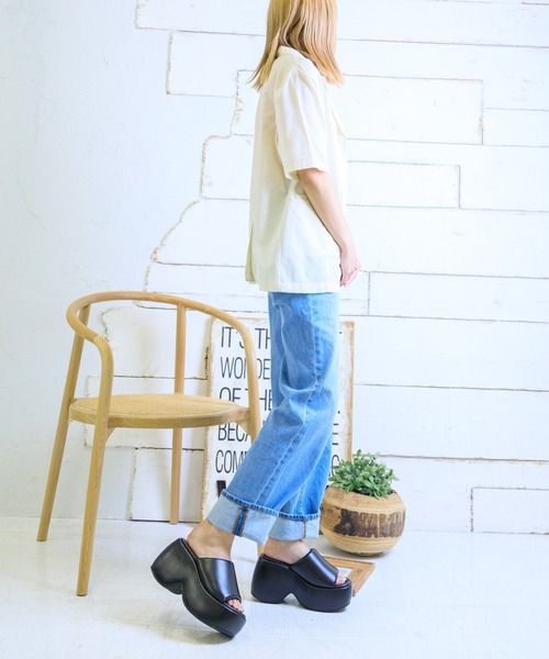 「attagirl」 ミュール M イエロー レディース_画像7