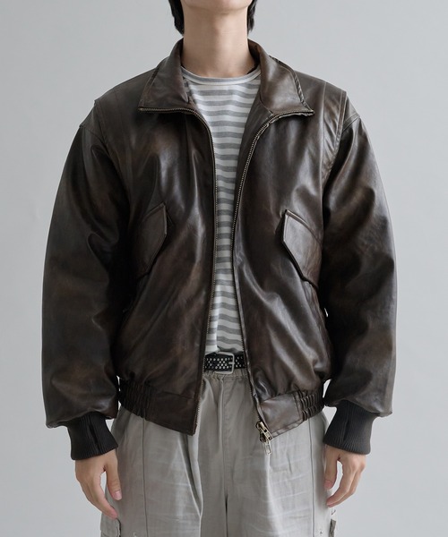 ブルゾン アウター Structured Bomber Zip Jacket / ストラクチャー