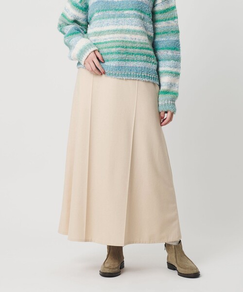 BEAUTY＆YOUTH UNITED ARROWS スカート 毛ポリエステル フランネル