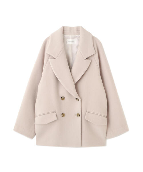 ANAYI クリーム色 ダブルブレストピーコート PINKY&DIANNE（ピンキー アンド ダイアン） ピーコート pコート 「冨張