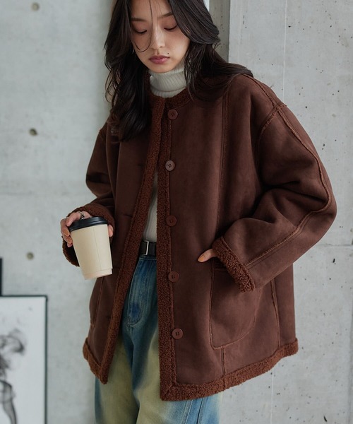 KOBE LETTUCE（神戸レタス） ムートンコート ボアコート ムートン