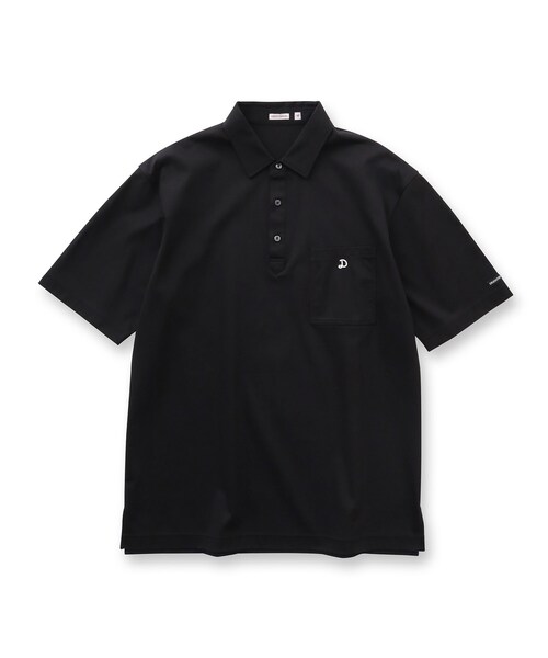 「DRESSTERIOR」 半袖ポロシャツ 91 ネイビー メンズ_画像3