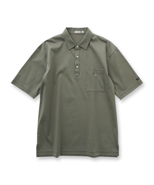 「DRESSTERIOR」 半袖ポロシャツ 91 ネイビー メンズ_画像5