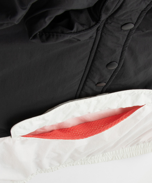 「CROSSPLUS ONLINE」 ナイロンブルゾン M ライトグレー レディース_画像5