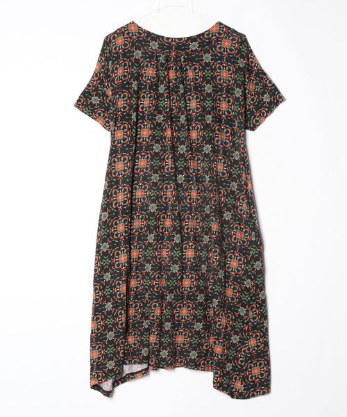 「Jocomomola」 半袖ワンピース 40 ブラック レディース_画像2