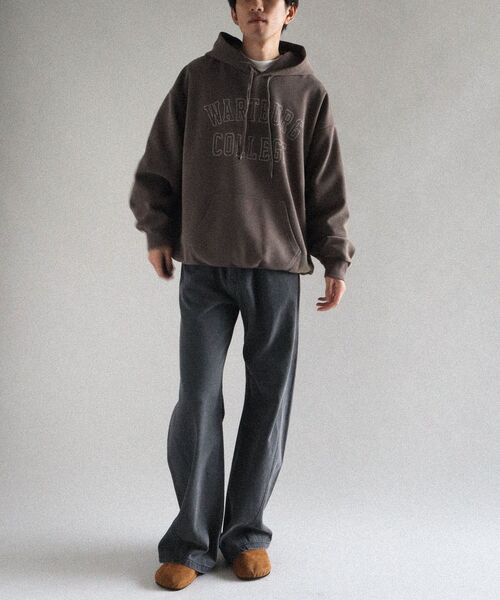 CRAFT STANDARD BOUTIQUE 裏起毛プルパーカー LL  オフ CRAFT STANDARD BOUTIQUE - CRAFT STANDARD BOUTIQUE 裏起毛プル