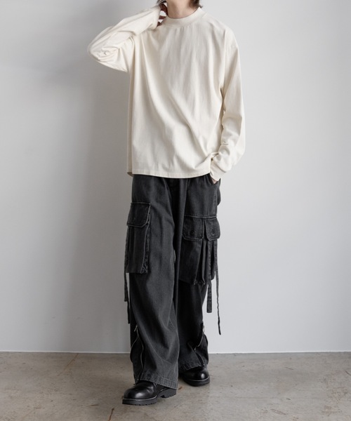 「Casper John」 長袖Tシャツ SMALL ブラック メンズ_画像9