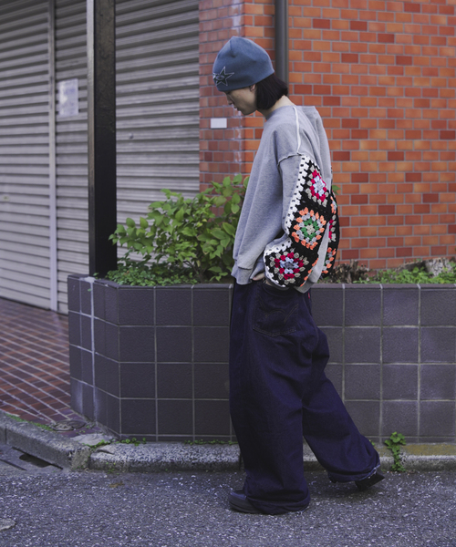DISCOVERED（ディスカバード） トレーナー スウェット CROCHET SLEEVE