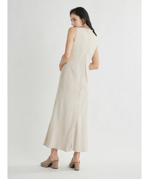 「Mila Owen」 ノースリーブワンピース 0 ブルー レディース_画像9