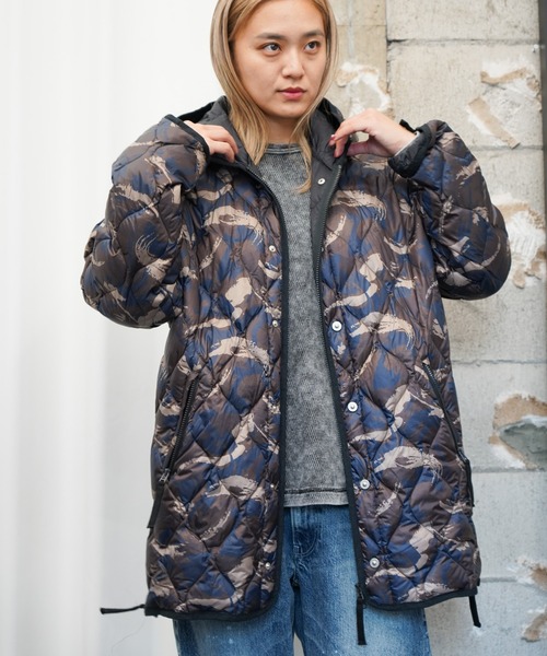 極美品 TAION MILITARY M65LINER ZIP ダウンジャケット TAION（タイオン） ダウンジャケット ダウン MILITARY M65 LINER W-ZIP