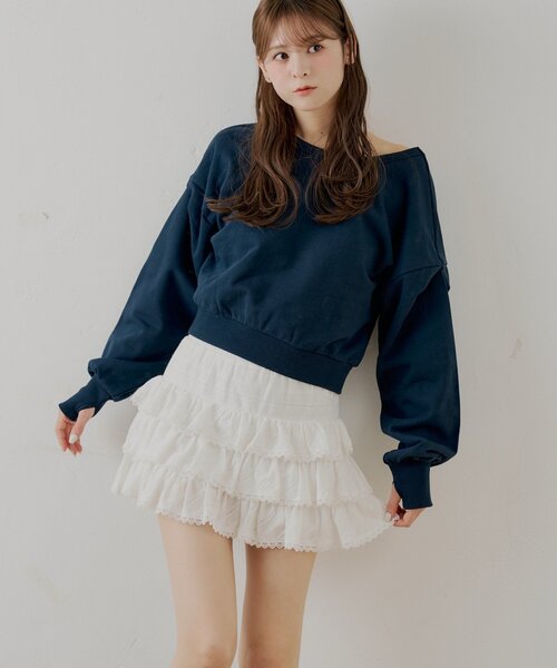 Chico（チコ） スカート ティアードフリルミニスカート : ZOZOTOWN