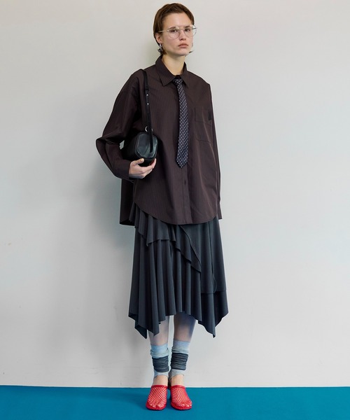 MAISON SPECIAL（メゾンスペシャル） デニムスカート Asymmetrical