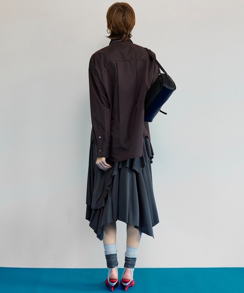 MAISON SPECIAL（メゾンスペシャル） デニムスカート Asymmetrical