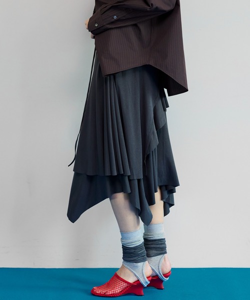 MAISON SPECIAL（メゾンスペシャル） デニムスカート Asymmetrical