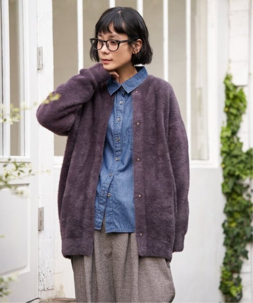 LBC（エルビーシー） カーディガン フェザーヤーンカーデジャケット