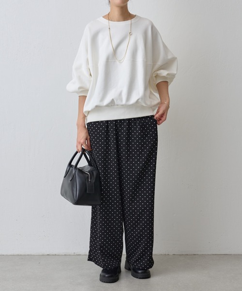 【未着美品】BEARDSLEYパンツ BEARDSLEY（ビアズリー） イージーパンツ S ブラック レディース