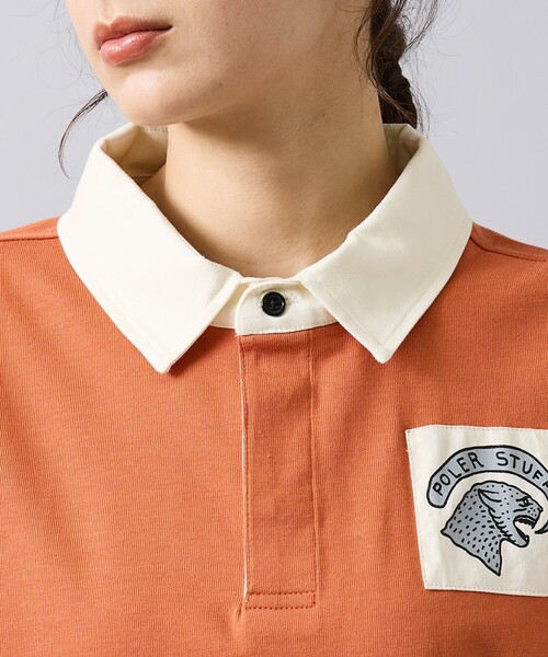 POLER x adress ポーラー アドレス ポロシャツ　新品未使用 POLeR（ポーラー） ポロシャツ 「POLER/ポーラー」COLWOOD RUGBY