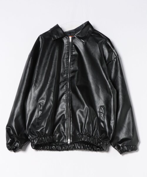 BLANC FICELLE ブルゾン アウター メンズ PUレザー ジャケット メンズ