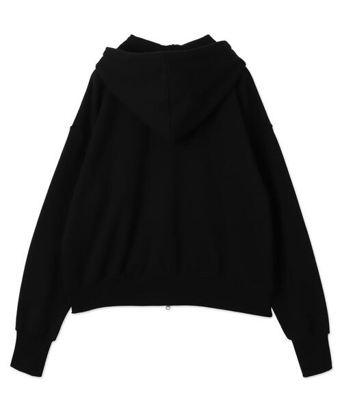 「LUCY」 ジップアップパーカー LARGE 杢グレー メンズ_画像2