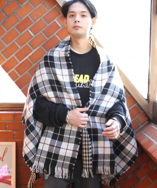 「８(eight)」 ストール FREE イエロー メンズ_画像2