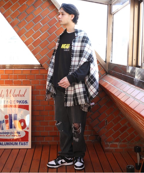 「８(eight)」 ストール FREE イエロー メンズ_画像5