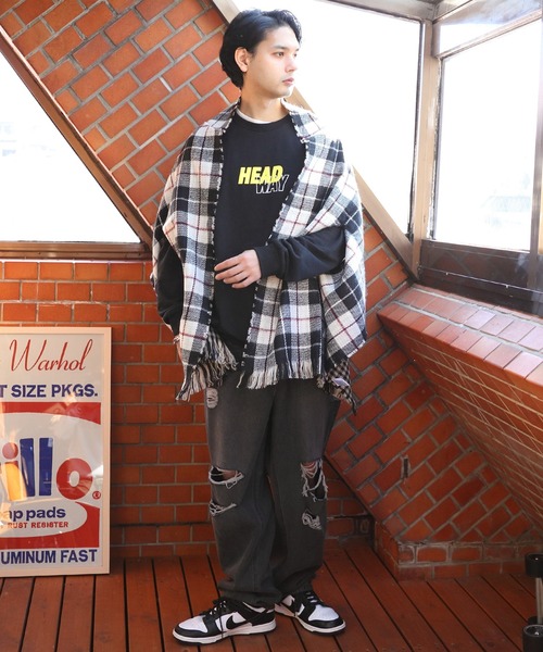 「８(eight)」 ストール FREE イエロー メンズ_画像7