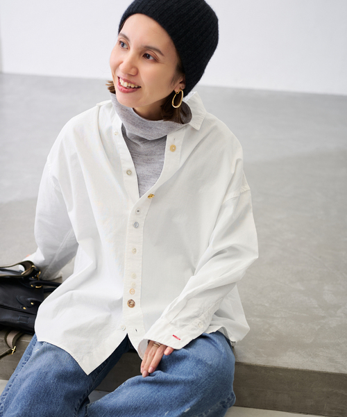 FRAMeWORK（フレームワーク） ブラウス シャツ コンビネーションボタン