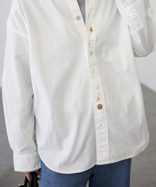 FRAMeWORK（フレームワーク） ブラウス シャツ コンビネーションボタン
