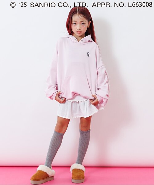 Hello Kittyリボンハイソックス ピンク sanrio（サンリオ） 靴下 「ハローキティ」ハイソックス キッズ 子供