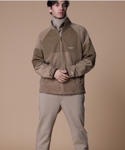 renoma ブラウンジャケット フリース renoma ブラウンジャケット フリース