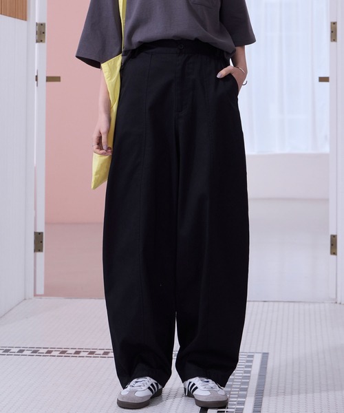THE CRAFT CREW PRODUCTS ワイドパンツ チノパン バックツイルカーブ