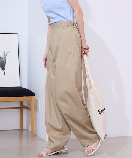THE CRAFT CREW PRODUCTS ワイドパンツ チノパン バックツイルカーブ