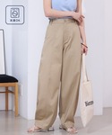 ワイドパンツ チノパン バックツイルカーブパン...の詳細画像4