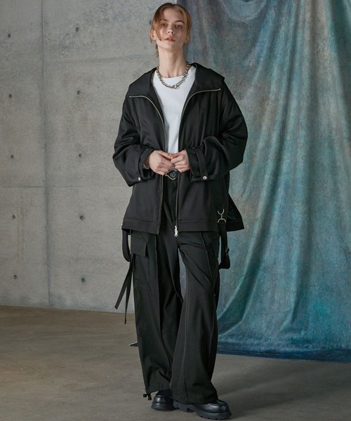 「SERACE」 マウンテンパーカー L ダークブルー メンズ_画像8