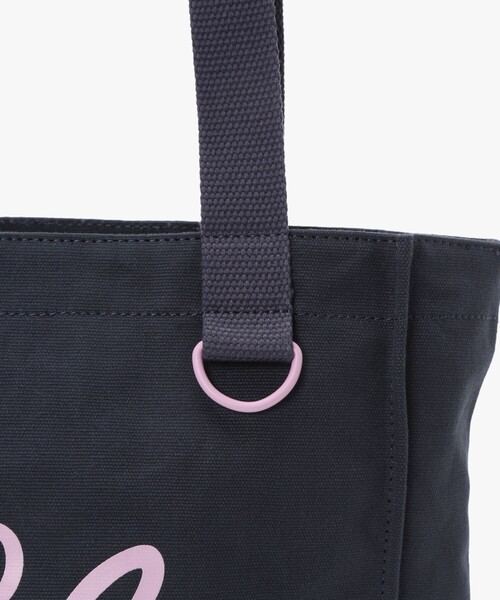 To b. by agnes トートバッグ コットン ロゴ ミニ レディース