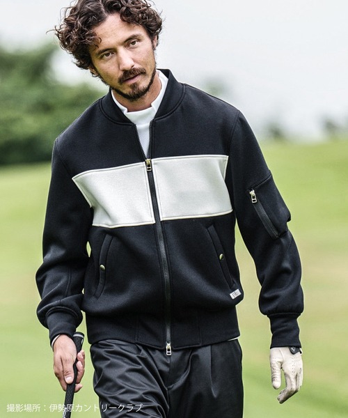 「felkod」 ブルゾン S ブラック×ホワイト メンズ_画像7